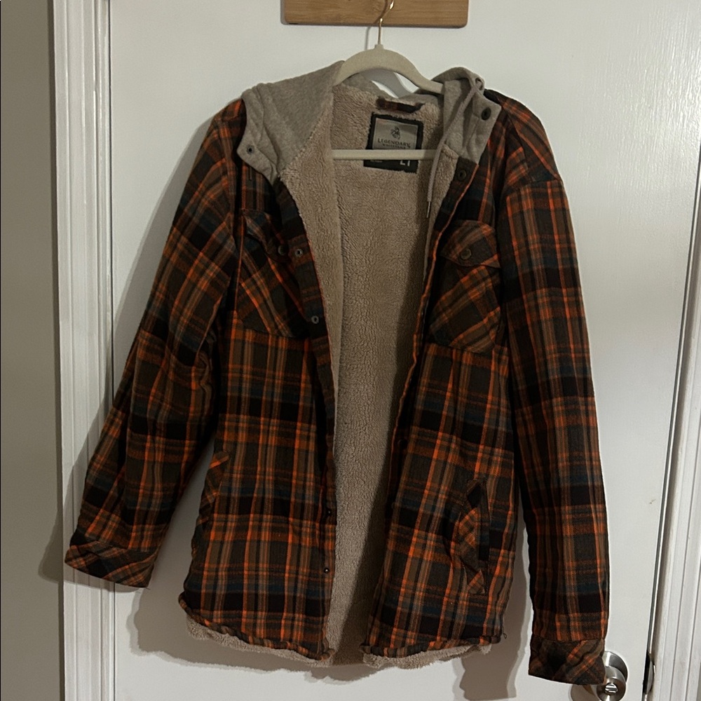 Men’s lined flannel jacket